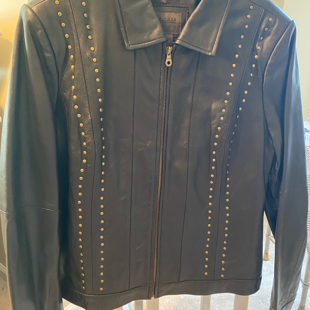 Lamb Leather Jacket -large